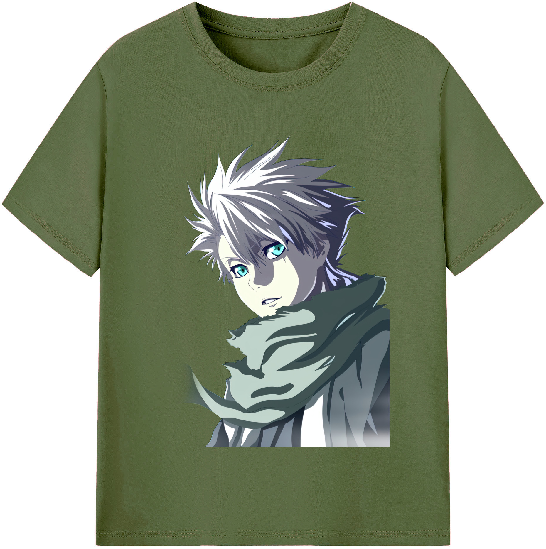 （画像用） ブリーチ 日番谷冬獅郎（ひつがや とうしろう） BLEACH Hitsugaya Toushirou 綿100％半袖Tシャツ（フロントプリント）